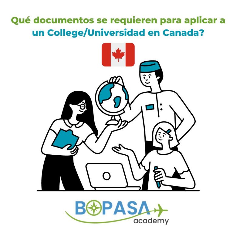 Qué documentos se requieren para aplicar a un College/Universidad en Canada?
